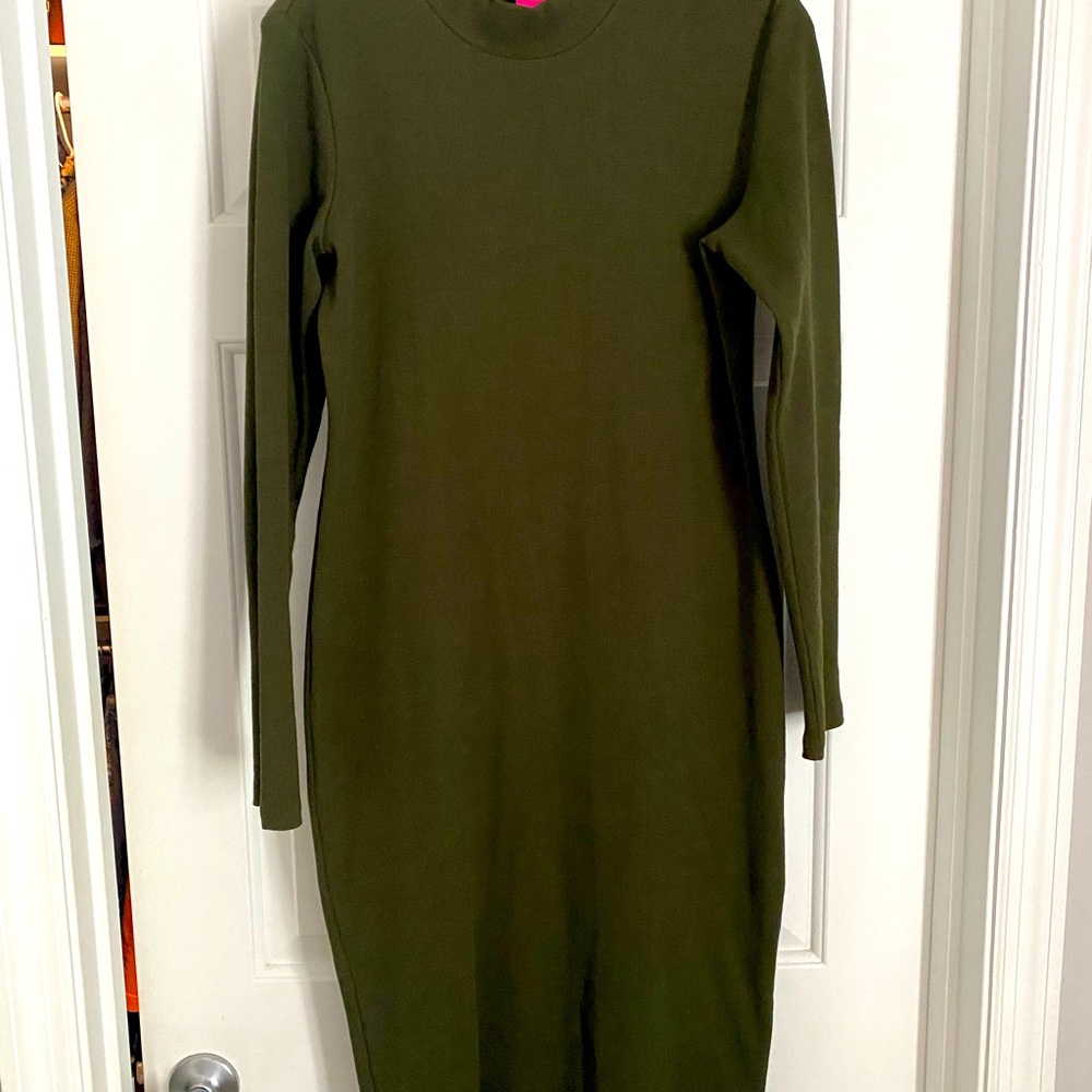 Olive Green Dress